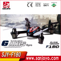 JJRC F180 RC Quadcopter Mini zangão 4-Axis UFO 2.4GHz UFO W / GYRO Transmissor Protetor